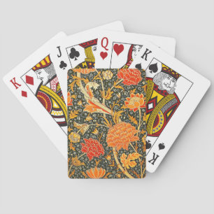 William Morris Cray Bloempatroon Vintage Pokerkaarten