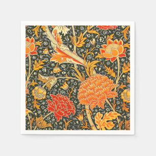 William Morris Cray Bloempatroon Vintage Servet