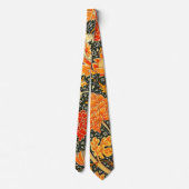 William Morris Cray Bloempatroon Vintage Stropdas (Achterkant)
