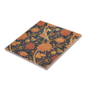 William Morris Cray Bloempatroon Vintage Tegeltje (Zijkant)