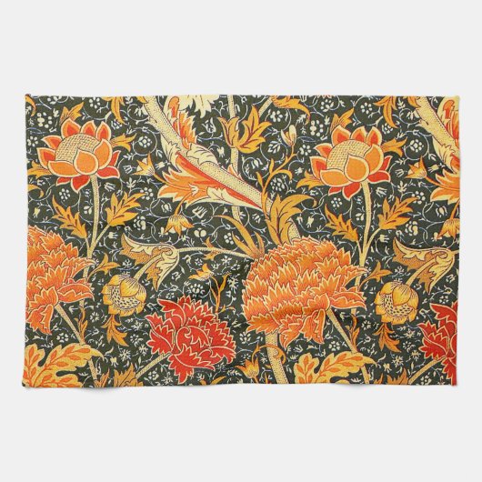 William Morris Cray Bloempatroon Vintage Theedoek (Horizontaal)