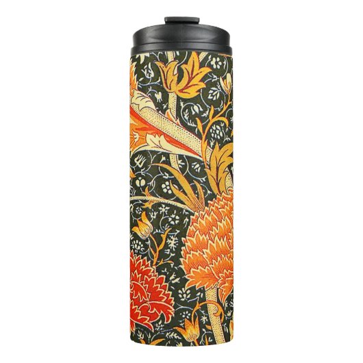 William Morris Cray Bloempatroon Vintage Thermosbeker (Voorkant)
