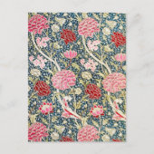 William Morris Cray  Bloesem Floral Design Briefkaart (Voorkant)