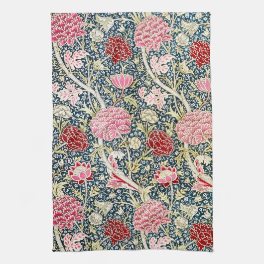 William Morris Cray Bloesem Floral Design Theedoek (Verticaal)
