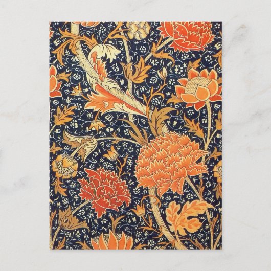 William Morris Cray Floral Art Nouveau Pattern Briefkaart (Voorkant)