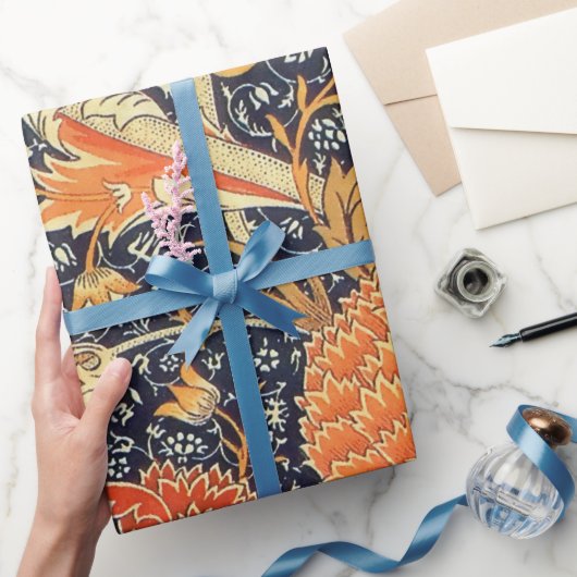 William Morris Cray Floral Art Nouveau Pattern Cadeaupapier (Geschenken)