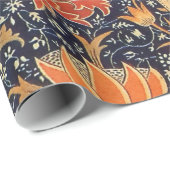 William Morris Cray Floral Art Nouveau Pattern Cadeaupapier (Rol Hoek)