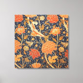 William Morris Cray Floral Art Nouveau Pattern Canvas Afdruk (Voorkant)