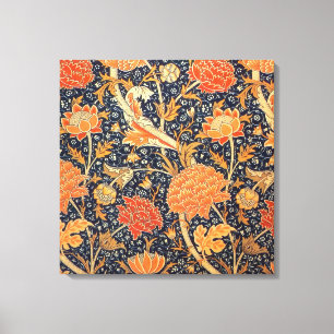 William Morris Cray Floral Art Nouveau Pattern Canvas Afdruk