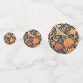 William Morris Cray Floral Art Nouveau Pattern Confetti (Voorkanten)