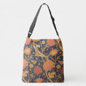 William Morris Cray Floral Art Nouveau Pattern Crossbody Tas (Achterkant)