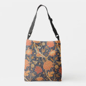 William Morris Cray Floral Art Nouveau Pattern Crossbody Tas (Achterkant)