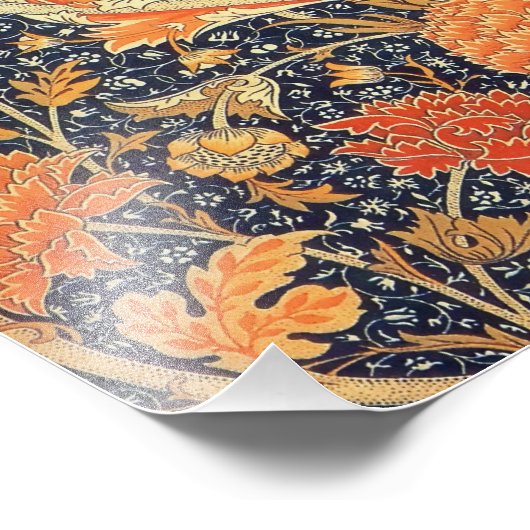 William Morris Cray Floral Art Nouveau Pattern Foto Afdruk (Hoek)