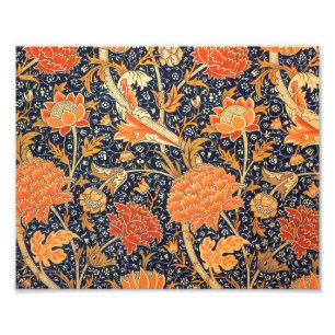 William Morris Cray Floral Art Nouveau Pattern Foto Afdruk