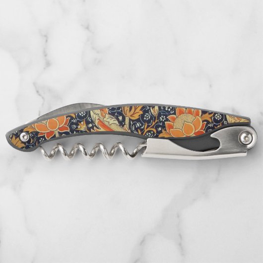 William Morris Cray Floral Art Nouveau Pattern Kurkentrekker (Achterkant)