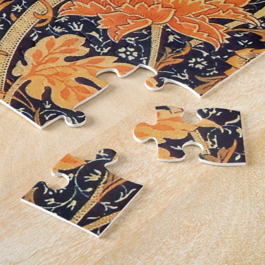 William Morris Cray Floral Art Nouveau Pattern Legpuzzel (Zijkant)