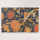 William Morris Cray Floral Art Nouveau Pattern Legpuzzel (Horizontaal)
