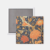 William Morris Cray Floral Art Nouveau Pattern Magneet (Voorkant / Achterkant)