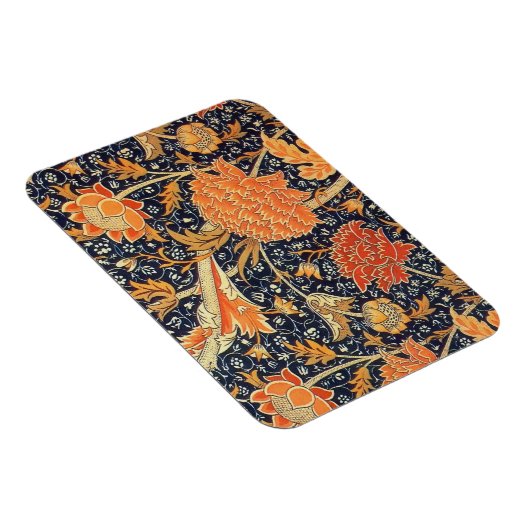 William Morris Cray Floral Art Nouveau Pattern Magneet (Rechterzijde)