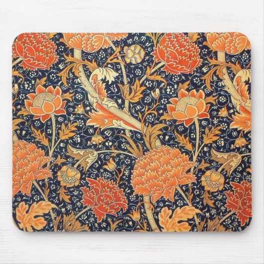 William Morris Cray Floral Art Nouveau Pattern Muismat (Voorkant)