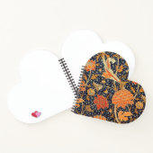 William Morris Cray Floral Art Nouveau Pattern Notitieboek (Binnen)