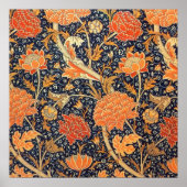 William Morris Cray Floral Art Nouveau Pattern Poster (Voorkant)