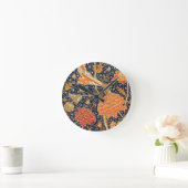 William Morris Cray Floral Art Nouveau Pattern Ronde Klok (Huis)