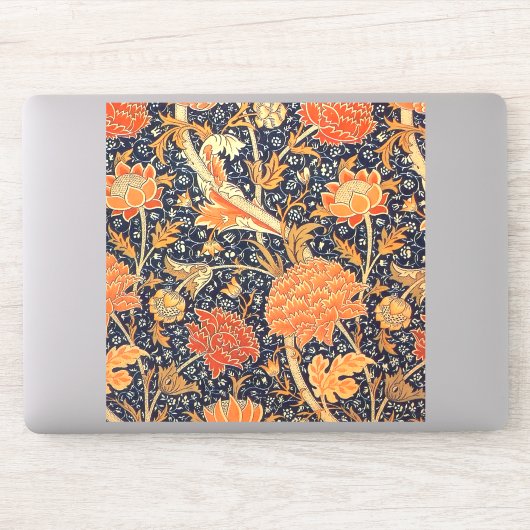 William Morris Cray Floral Art Nouveau Pattern Sticker (Computer)