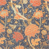 William Morris Cray Floral Art Nouveau Pattern Sticker (Voorkant)
