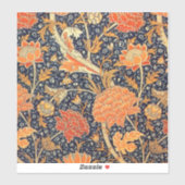 William Morris Cray Floral Art Nouveau Pattern Sticker (Vel)