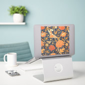 William Morris Cray Floral Art Nouveau Pattern Sticker (Laptop op bureau)