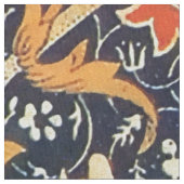 William Morris Cray Floral Art Nouveau Pattern Stof (Close Up)