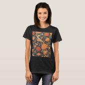 William Morris Cray Floral Art Nouveau Pattern T-shirt (Voorkant volledig)