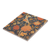 William Morris Cray Floral Art Nouveau Pattern Tegeltje (Zijkant)