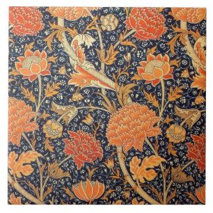 William Morris Cray Floral Art Nouveau Pattern Tegeltje