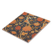 William Morris Cray Floral Art Nouveau Pattern Tegeltje (Zijkant)
