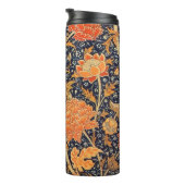 William Morris Cray Floral Art Nouveau Pattern Thermosbeker (Geroteerd rechts)