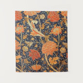 William Morris Cray Floral Art Nouveau Pattern Wandkleed (Voorkant)