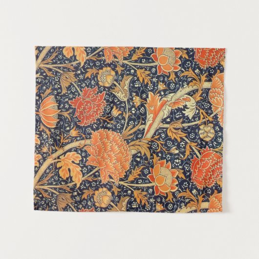 William Morris Cray Floral Art Nouveau Pattern Wandkleed (Voorkant (horizontaal))