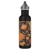 William Morris Cray Floral Art Nouveau Pattern Waterfles (Rechts)