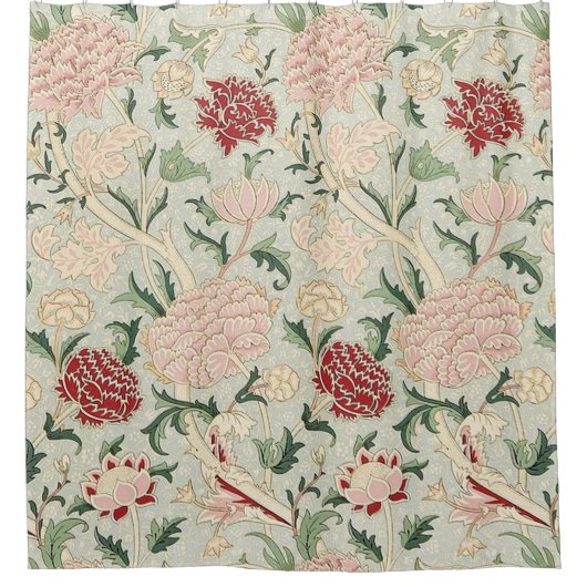 William Morris Cray Floral Douchegordijn (Voorkant)