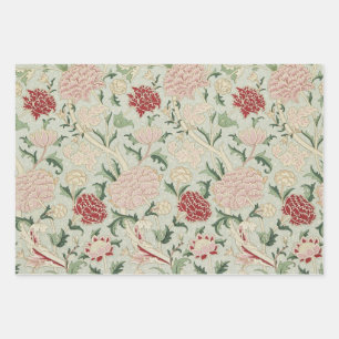 William Morris Cray Floral Pre-Raphaelite Vintage Inpakpapier Vel