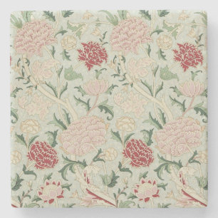 William Morris Cray Floral Pre-Raphaelite Vintage Stenen Onderzetter