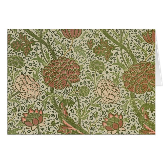 William Morris Cray Sage Bloem Bloemstuk Botanisch (Voorkant Horizontaal)