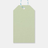 William Morris Cray Sage Bloem Bloemstuk Botanisch Cadeaulabel (Achterkant)