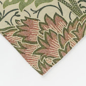 William Morris Cray Sage Bloem Bloemstuk Botanisch Fleece Deken (Hoek)