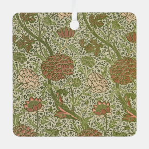 William Morris Cray Sage Bloem Bloemstuk Botanisch Metalen Ornament