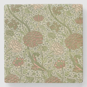 William Morris Cray Sage Bloem Bloemstuk Botanisch Stenen Onderzetter