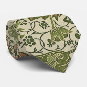 William Morris Cray Sage Bloem Bloemstuk Botanisch Stropdas (Opgerold)