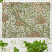 William Morris Cray Sage Bloem Bloemstuk Botanisch Theedoek (Gevouwen)